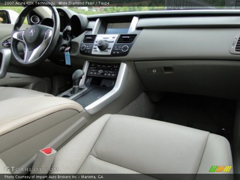 White Diamond Pearl / Taupe 2007 Acura RDX Technology