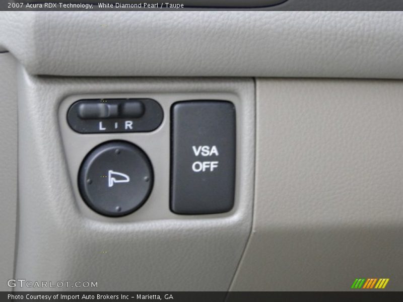 White Diamond Pearl / Taupe 2007 Acura RDX Technology