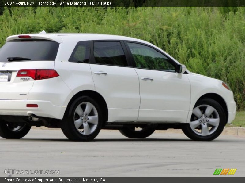 White Diamond Pearl / Taupe 2007 Acura RDX Technology