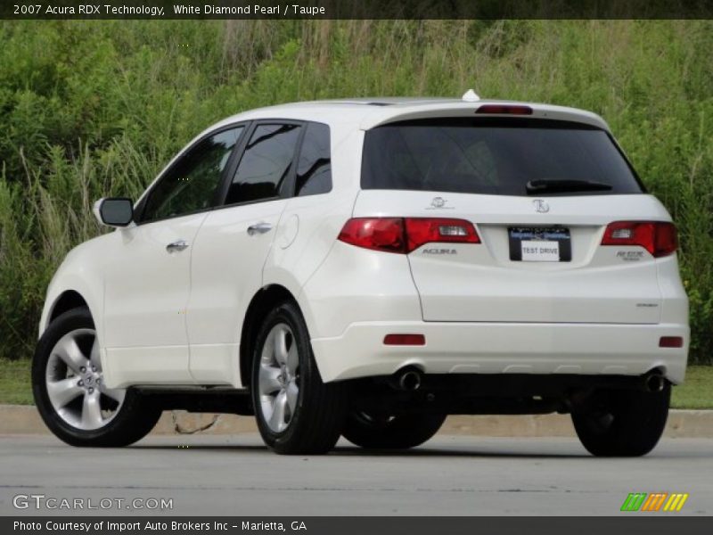 White Diamond Pearl / Taupe 2007 Acura RDX Technology