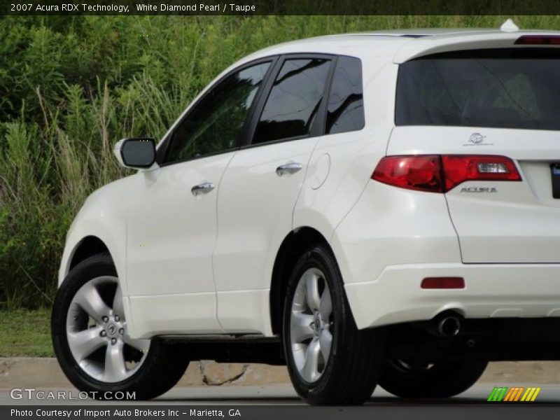 White Diamond Pearl / Taupe 2007 Acura RDX Technology