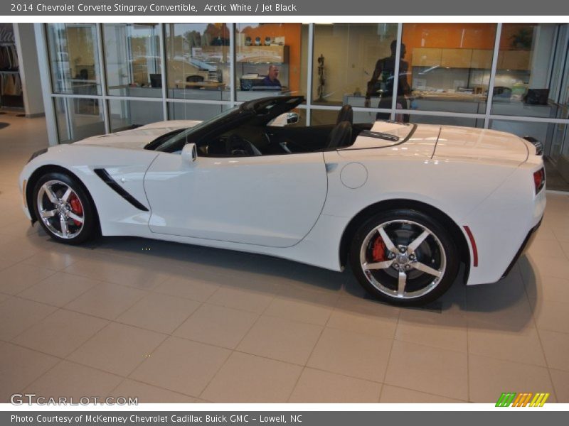 Arctic White / Jet Black 2014 Chevrolet Corvette Stingray Convertible