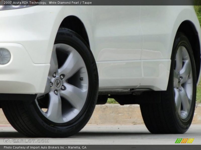 White Diamond Pearl / Taupe 2007 Acura RDX Technology