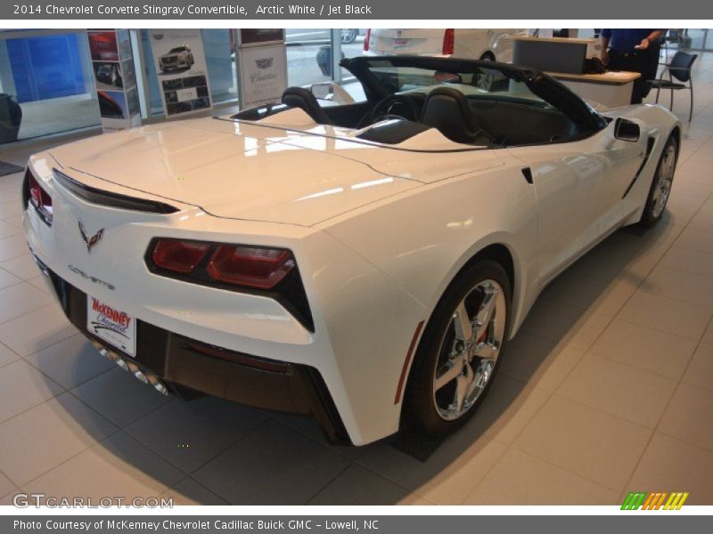 Arctic White / Jet Black 2014 Chevrolet Corvette Stingray Convertible