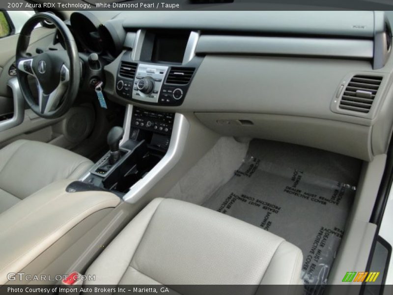 White Diamond Pearl / Taupe 2007 Acura RDX Technology