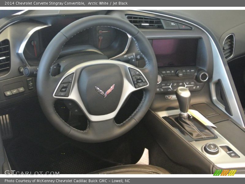 Arctic White / Jet Black 2014 Chevrolet Corvette Stingray Convertible