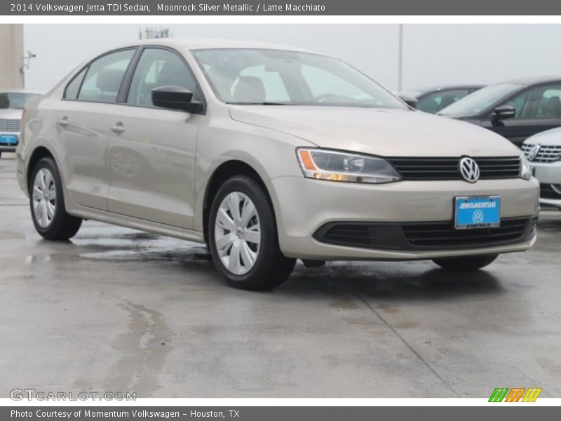 Moonrock Silver Metallic / Latte Macchiato 2014 Volkswagen Jetta TDI Sedan