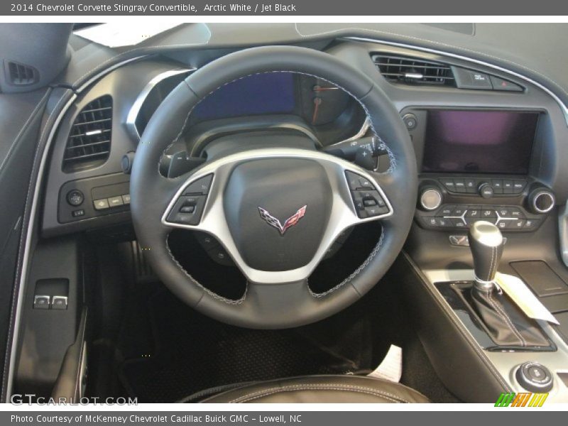 Arctic White / Jet Black 2014 Chevrolet Corvette Stingray Convertible