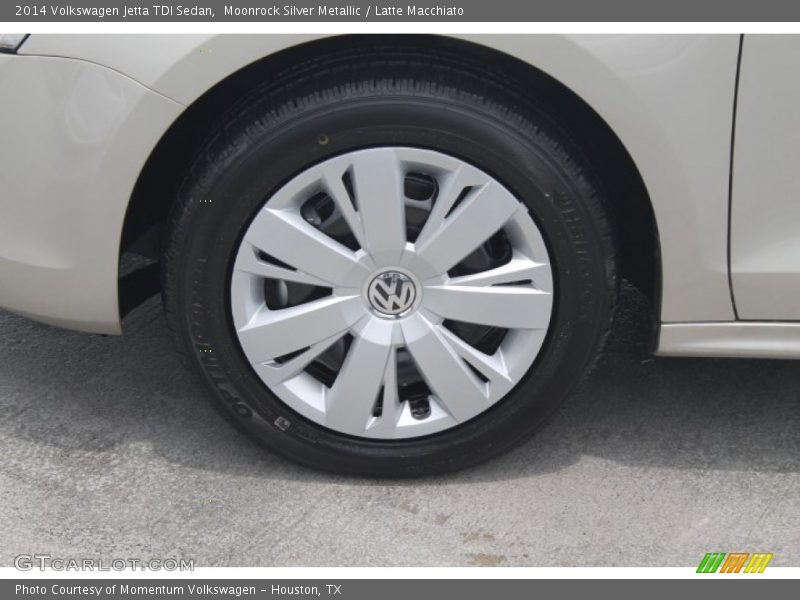 Moonrock Silver Metallic / Latte Macchiato 2014 Volkswagen Jetta TDI Sedan