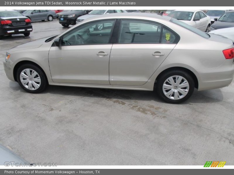 Moonrock Silver Metallic / Latte Macchiato 2014 Volkswagen Jetta TDI Sedan