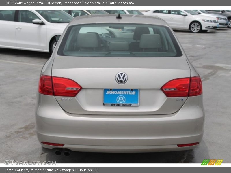 Moonrock Silver Metallic / Latte Macchiato 2014 Volkswagen Jetta TDI Sedan