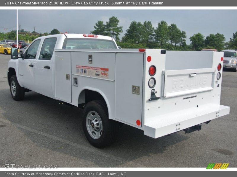 Summit White / Dark Titanium 2014 Chevrolet Silverado 2500HD WT Crew Cab Utlity Truck