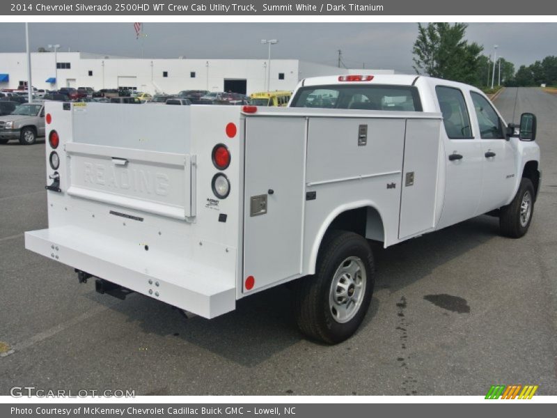 Summit White / Dark Titanium 2014 Chevrolet Silverado 2500HD WT Crew Cab Utlity Truck