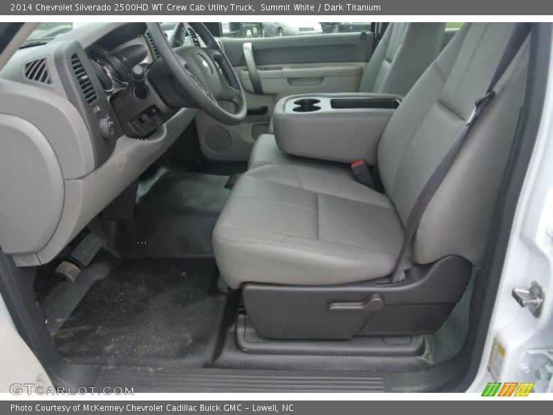 Summit White / Dark Titanium 2014 Chevrolet Silverado 2500HD WT Crew Cab Utlity Truck