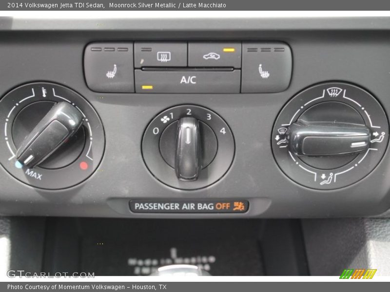 Moonrock Silver Metallic / Latte Macchiato 2014 Volkswagen Jetta TDI Sedan
