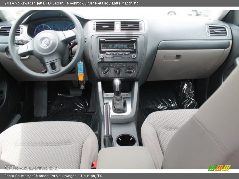 Moonrock Silver Metallic / Latte Macchiato 2014 Volkswagen Jetta TDI Sedan