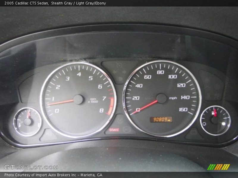 Stealth Gray / Light Gray/Ebony 2005 Cadillac CTS Sedan