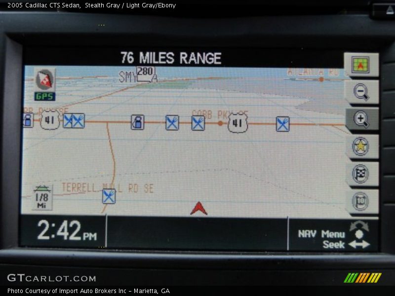 Stealth Gray / Light Gray/Ebony 2005 Cadillac CTS Sedan