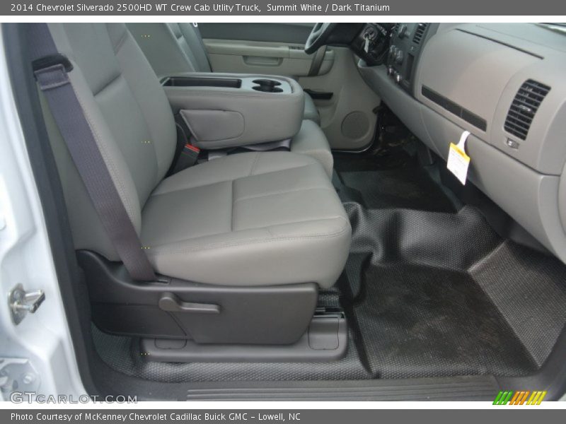 Summit White / Dark Titanium 2014 Chevrolet Silverado 2500HD WT Crew Cab Utlity Truck