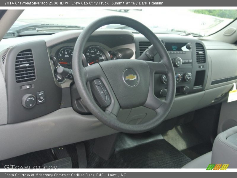 Summit White / Dark Titanium 2014 Chevrolet Silverado 2500HD WT Crew Cab Utlity Truck