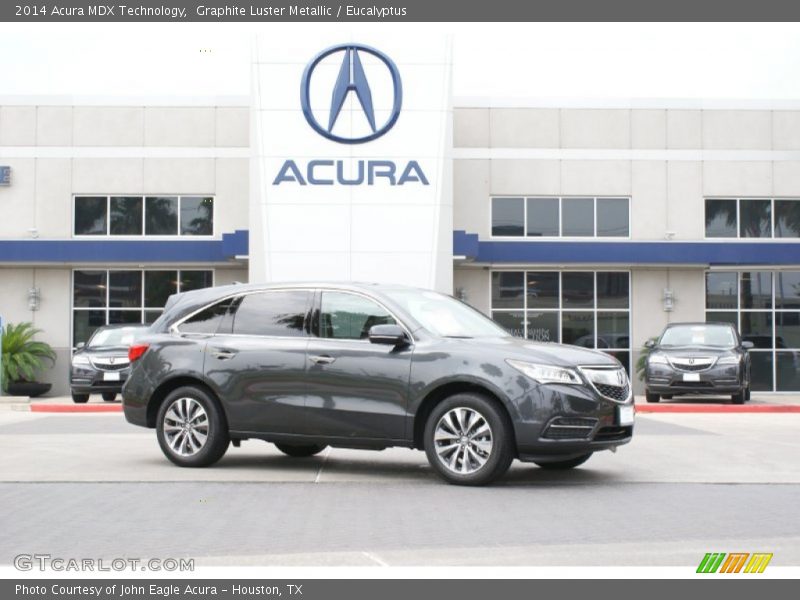 Graphite Luster Metallic / Eucalyptus 2014 Acura MDX Technology