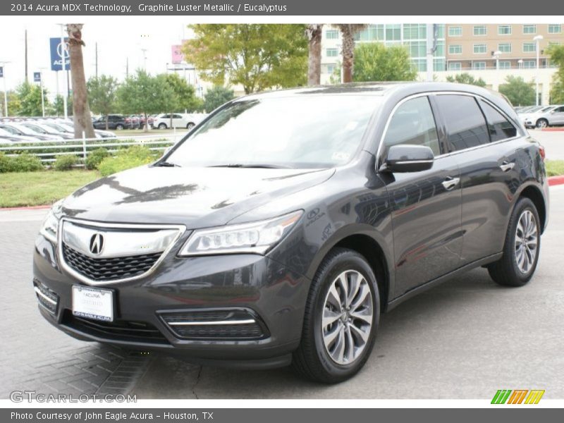 Graphite Luster Metallic / Eucalyptus 2014 Acura MDX Technology