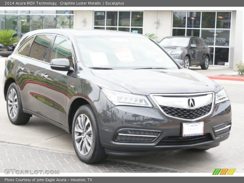 Graphite Luster Metallic / Eucalyptus 2014 Acura MDX Technology