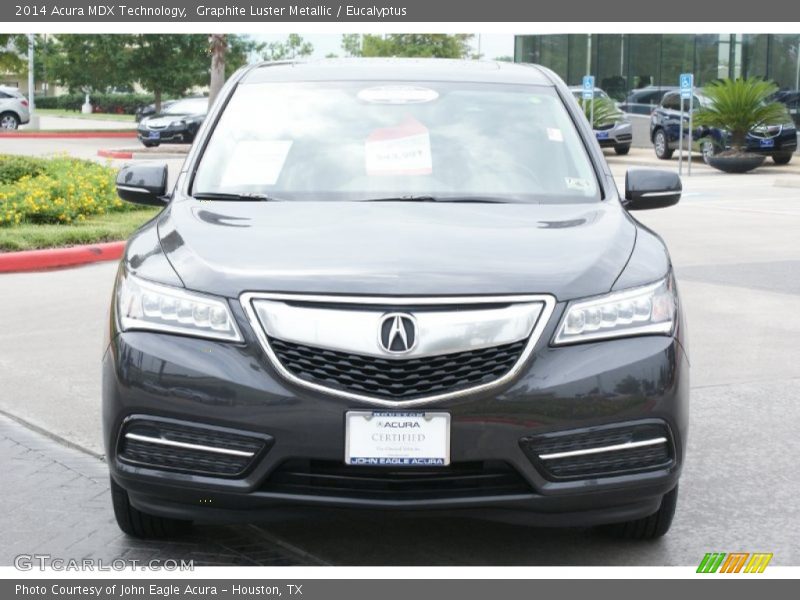Graphite Luster Metallic / Eucalyptus 2014 Acura MDX Technology