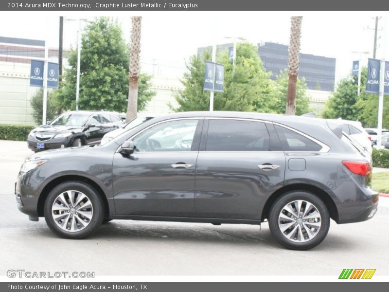 Graphite Luster Metallic / Eucalyptus 2014 Acura MDX Technology
