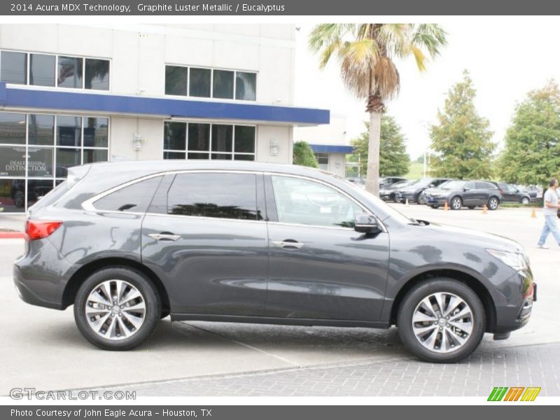 Graphite Luster Metallic / Eucalyptus 2014 Acura MDX Technology