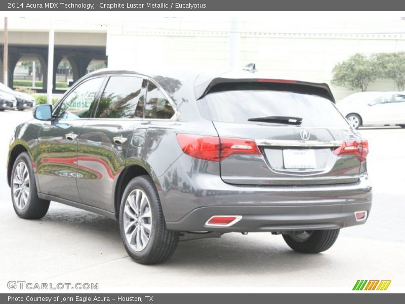 Graphite Luster Metallic / Eucalyptus 2014 Acura MDX Technology