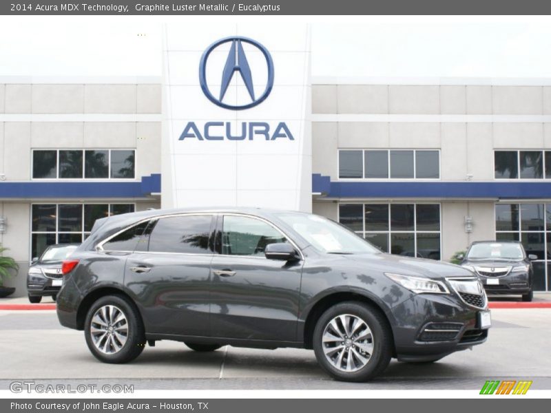 Graphite Luster Metallic / Eucalyptus 2014 Acura MDX Technology