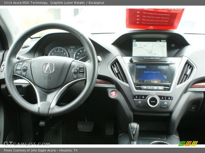 Graphite Luster Metallic / Eucalyptus 2014 Acura MDX Technology