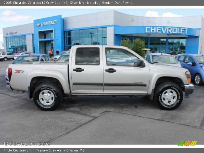 Silver Birch Metallic / Medium Dark Pewter 2005 Chevrolet Colorado LS Crew Cab 4x4