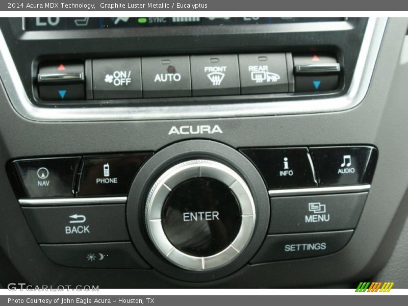 Graphite Luster Metallic / Eucalyptus 2014 Acura MDX Technology