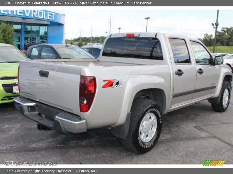 Silver Birch Metallic / Medium Dark Pewter 2005 Chevrolet Colorado LS Crew Cab 4x4