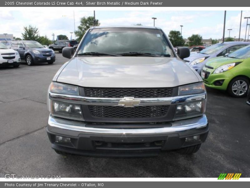 Silver Birch Metallic / Medium Dark Pewter 2005 Chevrolet Colorado LS Crew Cab 4x4