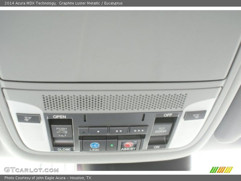 Graphite Luster Metallic / Eucalyptus 2014 Acura MDX Technology