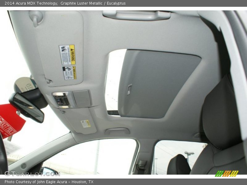 Graphite Luster Metallic / Eucalyptus 2014 Acura MDX Technology