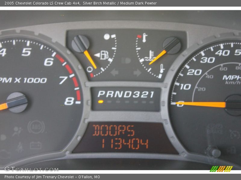 Silver Birch Metallic / Medium Dark Pewter 2005 Chevrolet Colorado LS Crew Cab 4x4