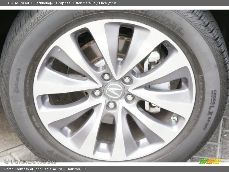 Graphite Luster Metallic / Eucalyptus 2014 Acura MDX Technology