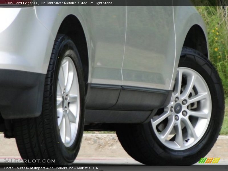 Brilliant Silver Metallic / Medium Light Stone 2009 Ford Edge SEL