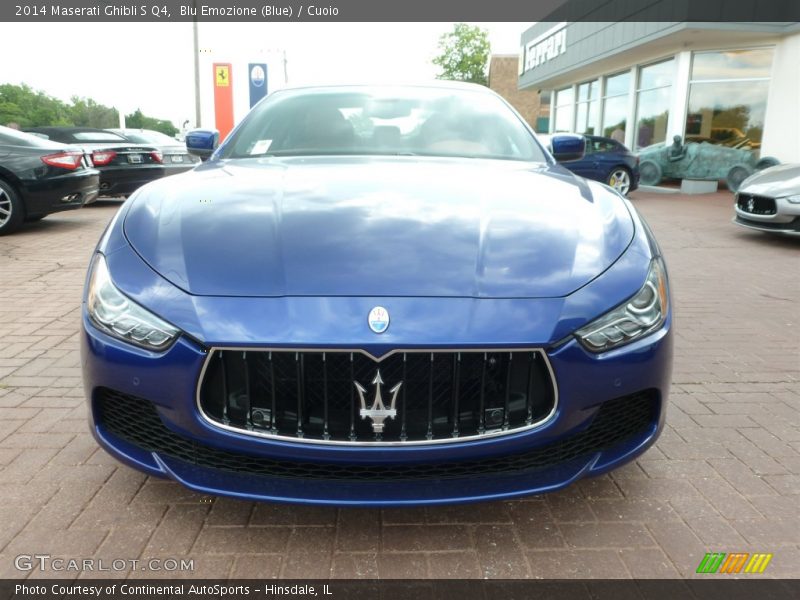 Blu Emozione (Blue) / Cuoio 2014 Maserati Ghibli S Q4