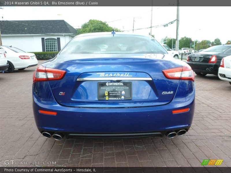 Blu Emozione (Blue) / Cuoio 2014 Maserati Ghibli S Q4