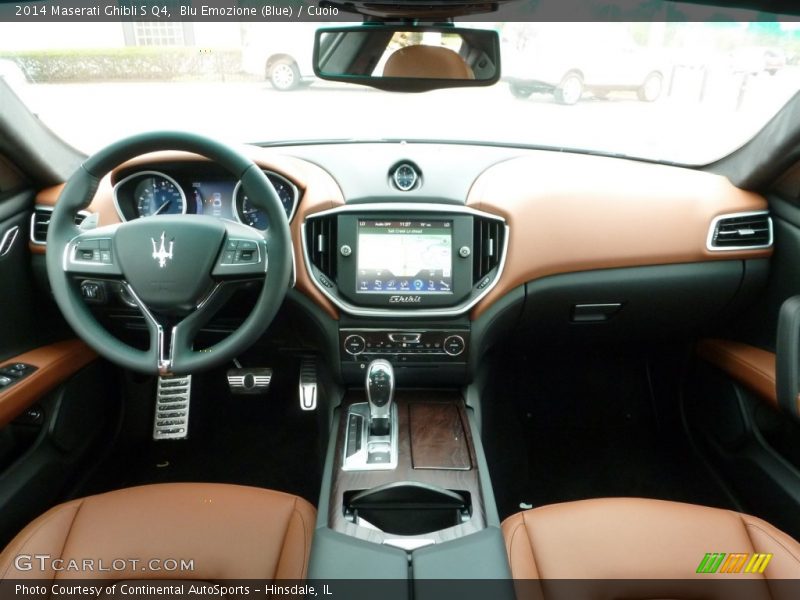 Blu Emozione (Blue) / Cuoio 2014 Maserati Ghibli S Q4