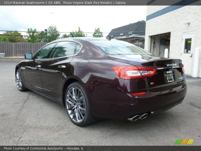 Rosso Folgore (Dark Red Metallic) / Sabbia 2014 Maserati Quattroporte S Q4 AWD