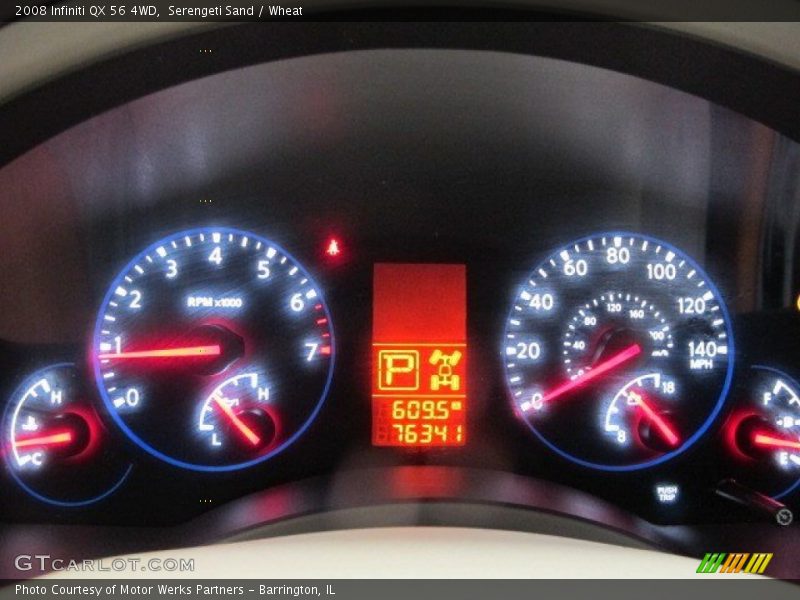 Serengeti Sand / Wheat 2008 Infiniti QX 56 4WD