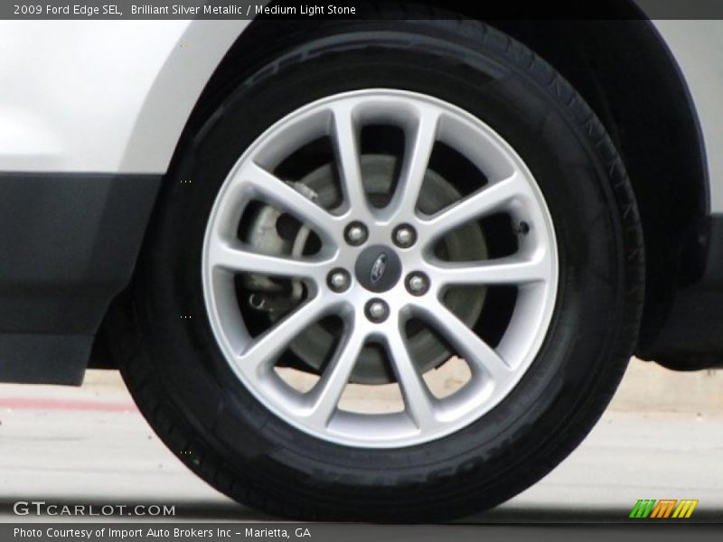 Brilliant Silver Metallic / Medium Light Stone 2009 Ford Edge SEL