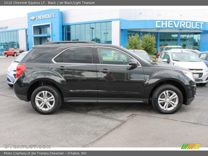 Black / Jet Black/Light Titanium 2010 Chevrolet Equinox LT