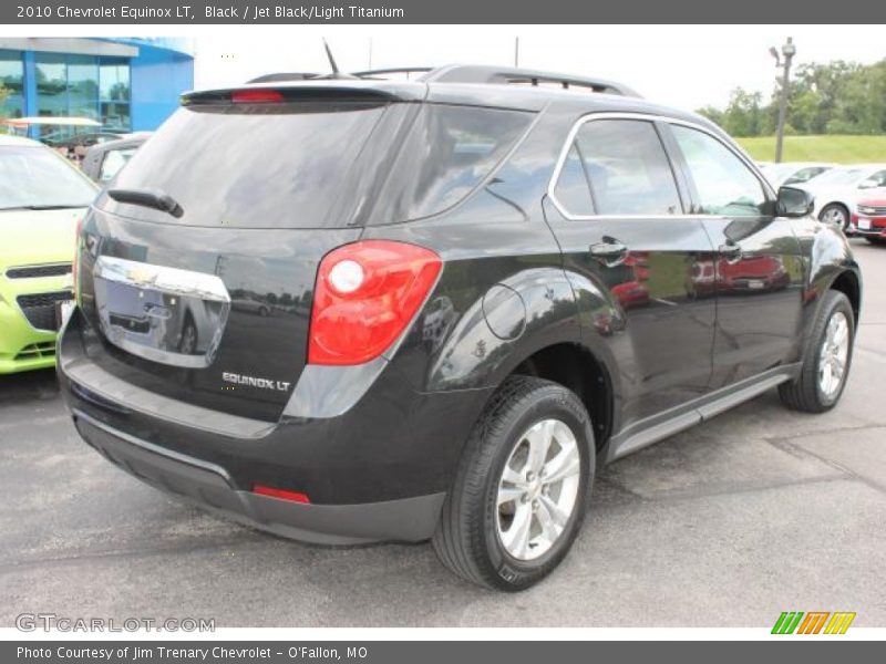 Black / Jet Black/Light Titanium 2010 Chevrolet Equinox LT